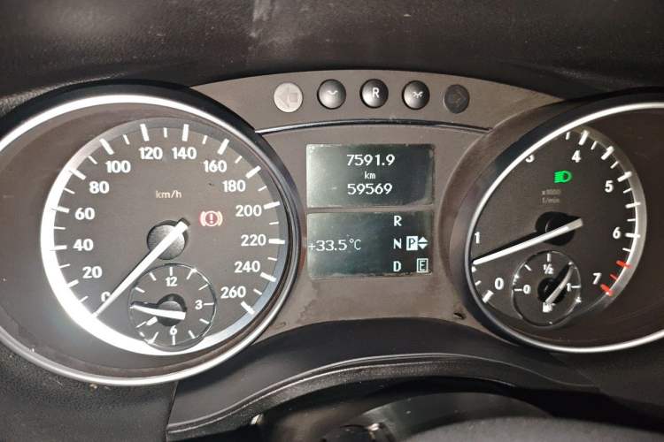 Used Mercedes-Benz R-Class 2017 R 400 4MATIC Exclusive Edition Odometer Close Up