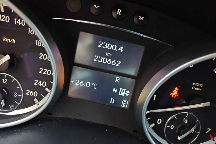 Used Mercedes-Benz R-Class 2017 R 320 4MATIC Business Edition Prestige Model Odometer Close Up