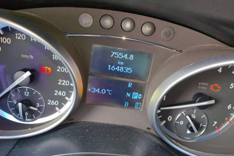 Used Mercedes-Benz R-Class 2017 R 320 4MATIC Business Edition Prestige Model Odometer Close Up
