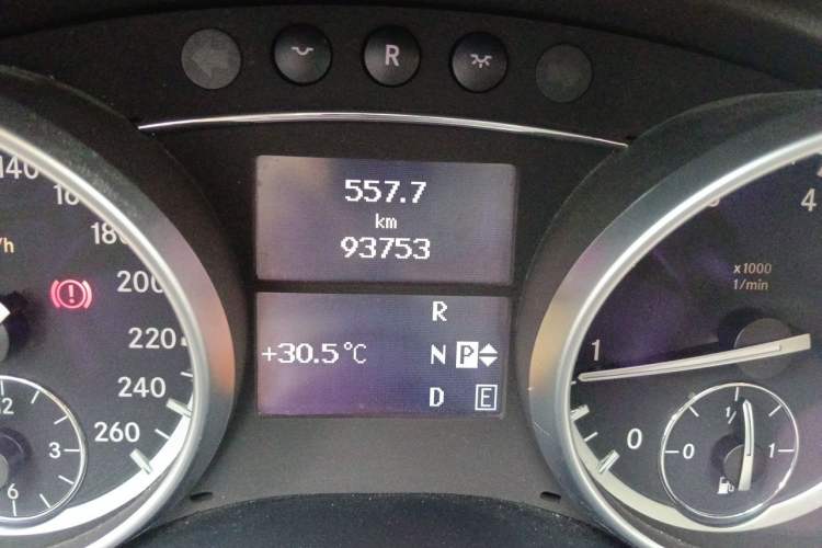 Used Mercedes-Benz R-Class 2017 R 320 4MATIC Business Edition Prestige Model Odometer Close Up