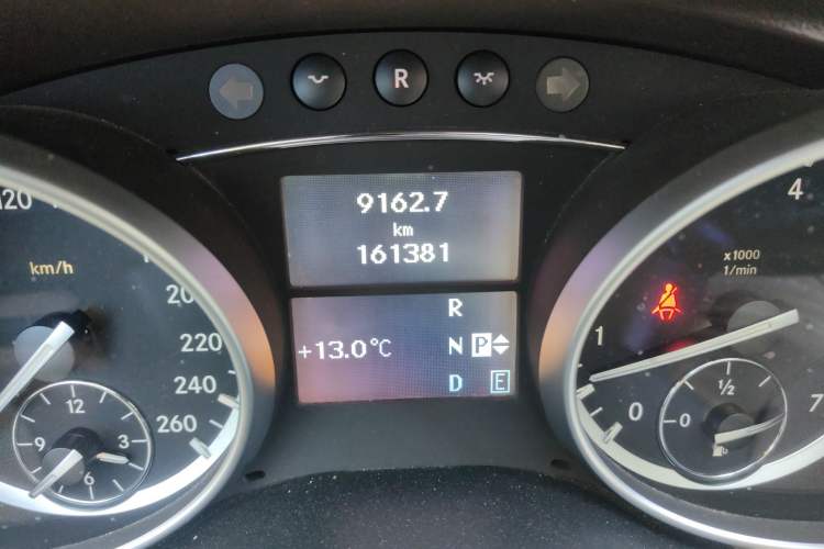 Used Mercedes-Benz R-Class 2017 R 320 4MATIC Business Edition Prestige Model Odometer Close Up