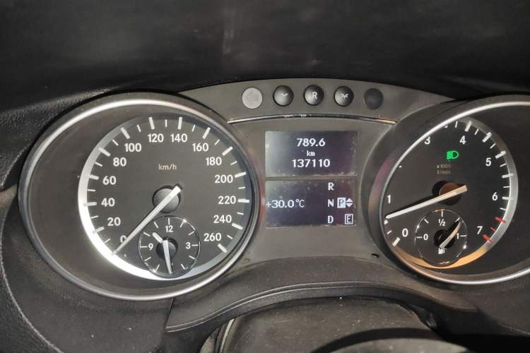 Used Mercedes-Benz R-Class 2017 R 320 4MATIC Business Edition Prestige Model Odometer Close Up