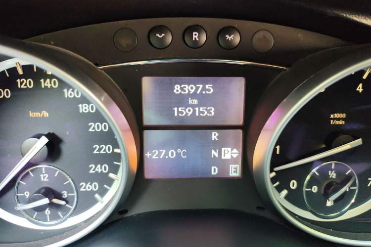 Used Mercedes-Benz R-Class 2017 R 320 4MATIC Business Edition Prestige Model Odometer Close Up