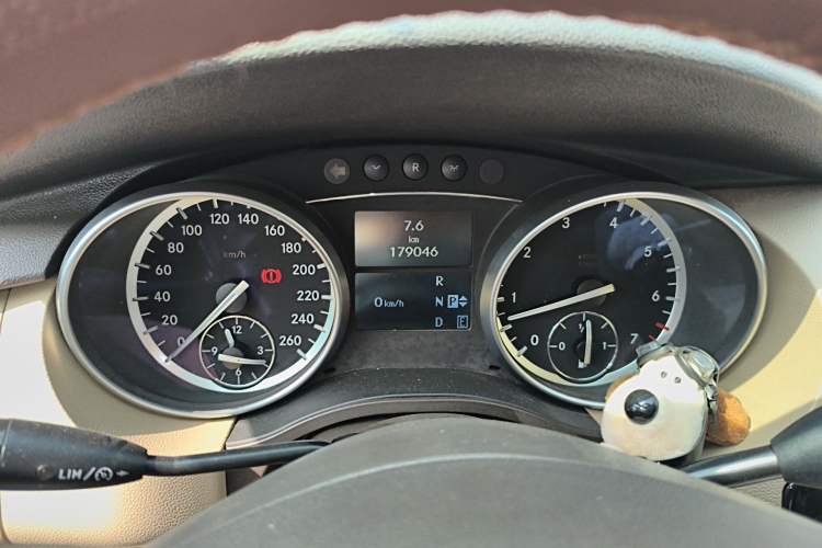 Used Mercedes-Benz R-Class 2017 R 320 4MATIC Business Edition Prestige Model Odometer Close Up