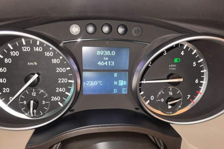 Used Mercedes-Benz R-Class 2017 R 320 4MATIC Business Edition Prestige Model Odometer Close Up
