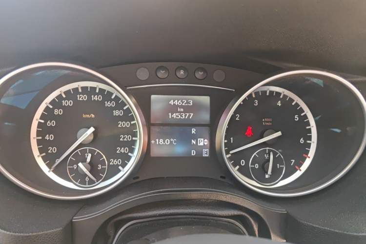 Used Mercedes-Benz R-Class 2017 R 320 4MATIC Business Edition Prestige Model Odometer Close Up
