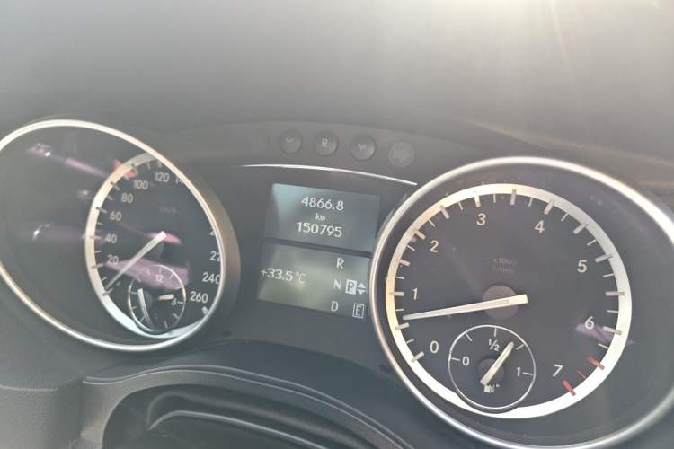 Used Mercedes-Benz R-Class 2017 R 320 4MATIC Business Edition Prestige Model Odometer Close Up