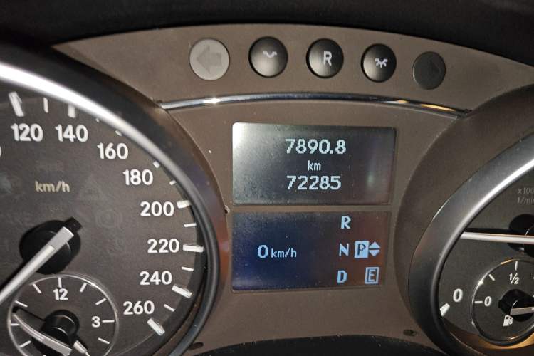 Used Mercedes-Benz R-Class 2017 R 320 4MATIC Business Edition Prestige Model Odometer Close Up