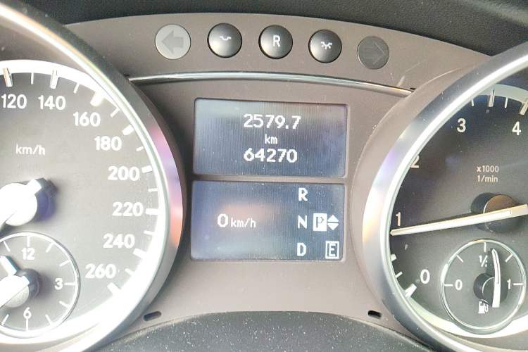 Used Mercedes-Benz R-Class 2017 R 320 4MATIC Business Edition Prestige Model Odometer Close Up