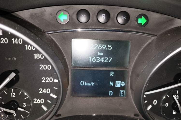 Used Mercedes-Benz R-Class 2017 R 320 4MATIC Business Edition Prestige Model Odometer Close Up