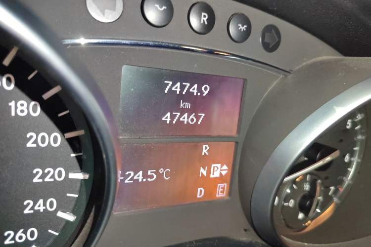 Used Mercedes-Benz R-Class 2017 R 320 4MATIC Luxury Collection Edition Odometer Close Up