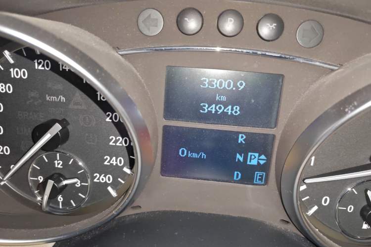 Used Mercedes-Benz R-Class 2017 R 320 4MATIC Business Edition Prestige Model Odometer Close Up