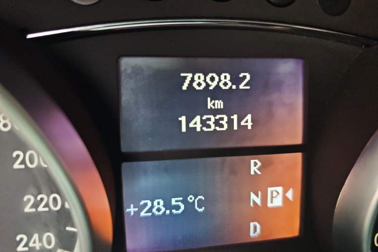 Used Mercedes-Benz R-Class 2017 R 320 4MATIC Business Edition Prestige Model Odometer Close Up