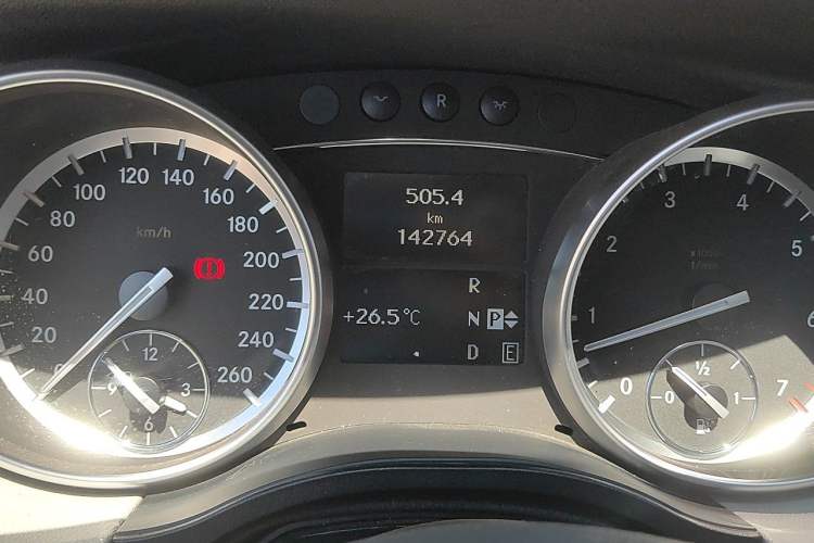 Used Mercedes-Benz R-Class 2017 R 320 4MATIC Business Edition Prestige Model Odometer Close Up