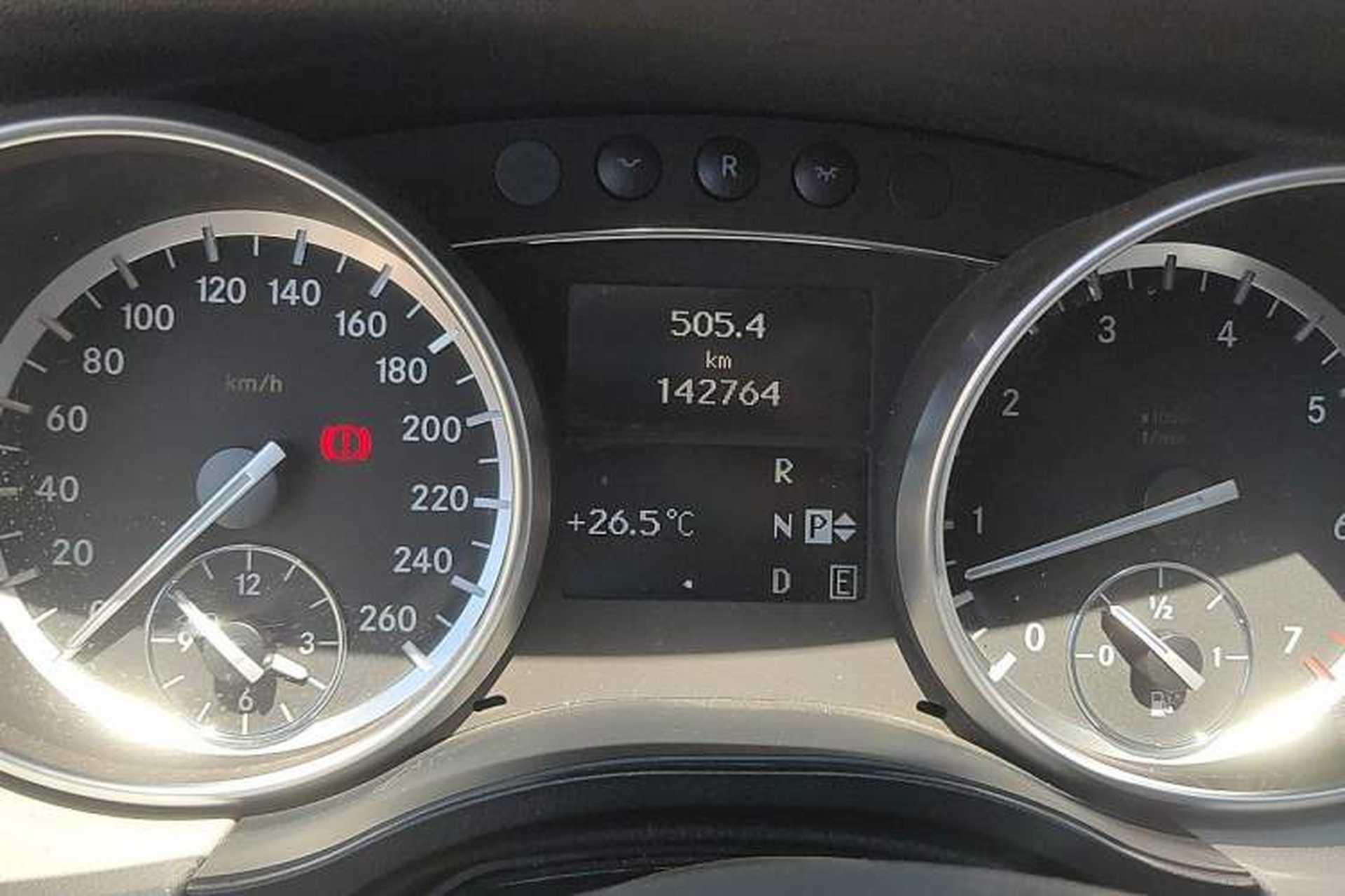 Used Mercedes-Benz R-Class 2017 R 320 4MATIC Business Edition Prestige Model Odometer Close Up