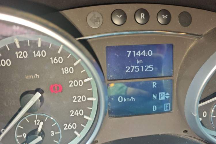 Used Mercedes-Benz R-Class 2017 R 320 4MATIC Business Edition Prestige Model Odometer Close Up