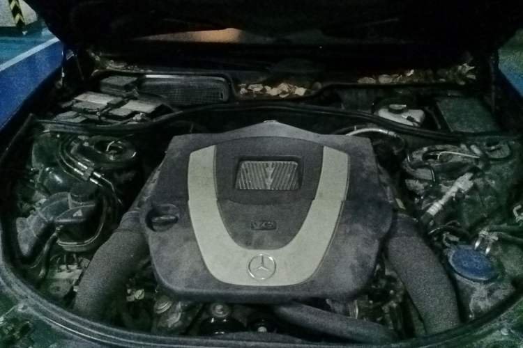 Used Mercedes-Benz S-Class 2008 S 350 L Luxury Model Engine Bay