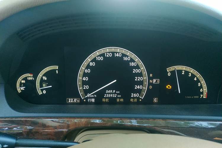 Used Mercedes-Benz S-Class 2008 S 350 L Dynamic Model Instrument Cluster