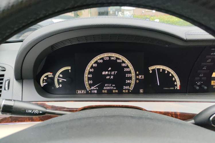 Used Mercedes-Benz S-Class 2008 S 350 L Luxury Model Instrument Cluster