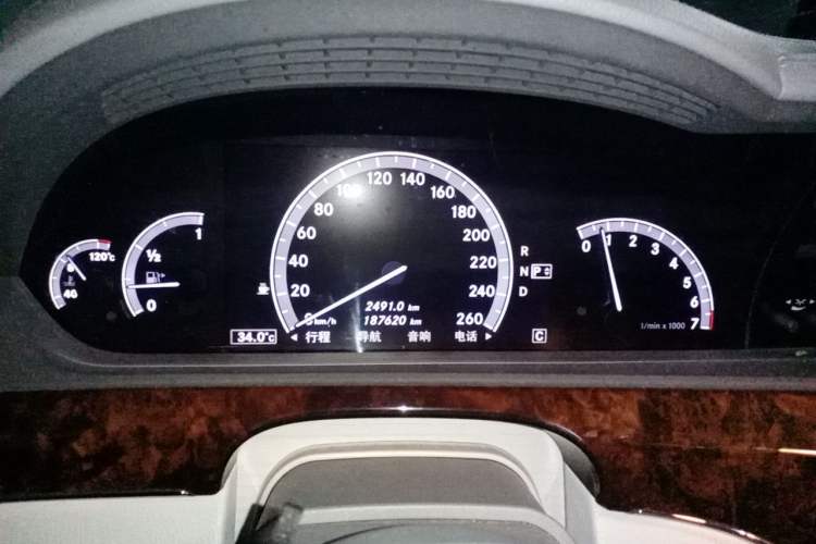 Used Mercedes-Benz S-Class 2008 S 350 L Luxury Model Instrument Cluster
