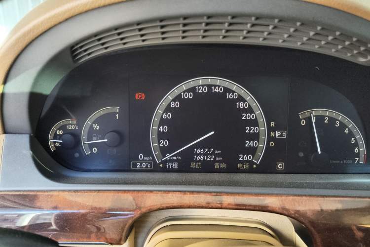 Used Mercedes-Benz S-Class 2008 S 350 L Luxury Model Instrument Cluster