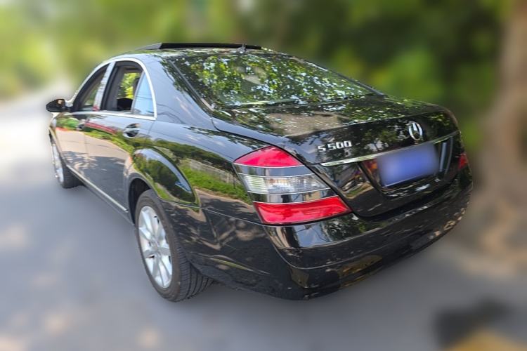 Used Mercedes-Benz S-Class 2008 S 500 L Rear Left 45 Deg