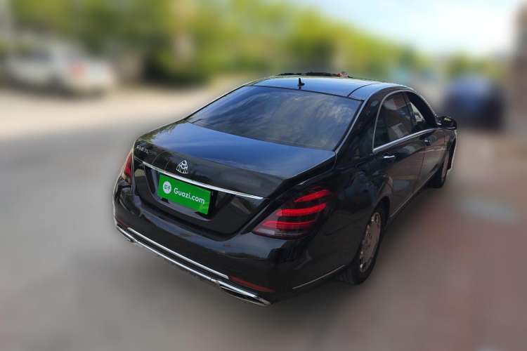 Used Mercedes-Benz S-Class 2008 S 350 L 4MATIC Rear Right 45 Deg