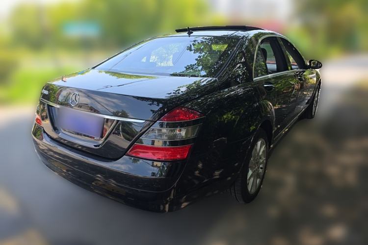 Used Mercedes-Benz S-Class 2008 S 500 L Rear Right 45 Deg