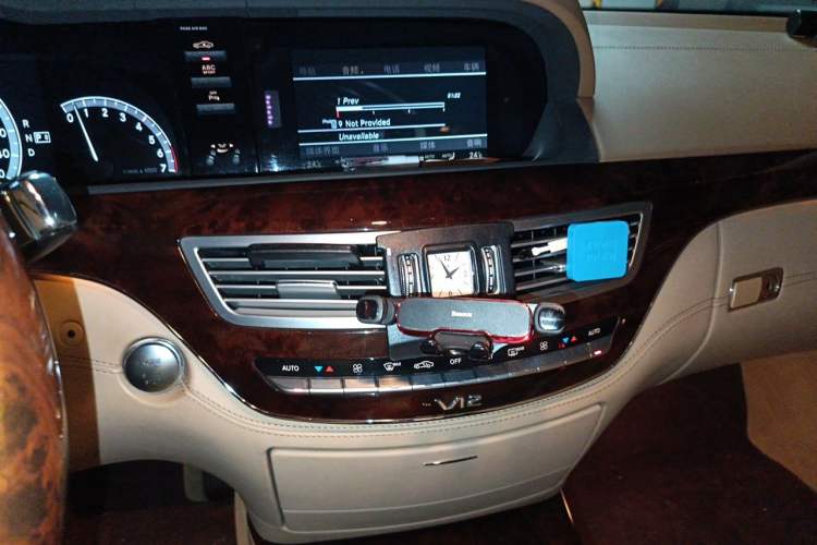 Used Mercedes-Benz S-Class 2010 S 600 L Audio And AC Panel