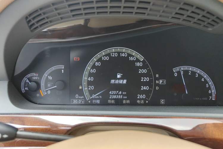 Used Mercedes-Benz S-Class 2010 S 350 L Luxury Model Instrument Cluster