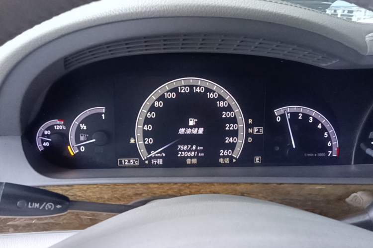 Used Mercedes-Benz S-Class 2010 S 300 L Business Model Instrument Cluster