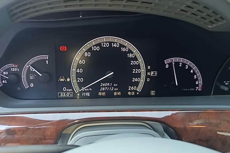 Used Mercedes-Benz S-Class 2010 S 350 L Luxury Model Instrument Cluster