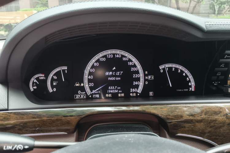 Used Mercedes-Benz S-Class 2010 S 300 L Luxury Model Instrument Cluster