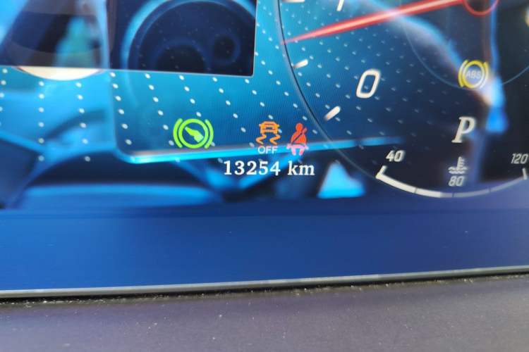 Used Mercedes-Benz S-Class 2010 S 300 L Business Model Odometer Close Up