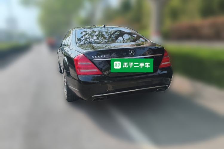 Used Mercedes-Benz S-Class 2010 S 600 L Rear Left 45 Deg