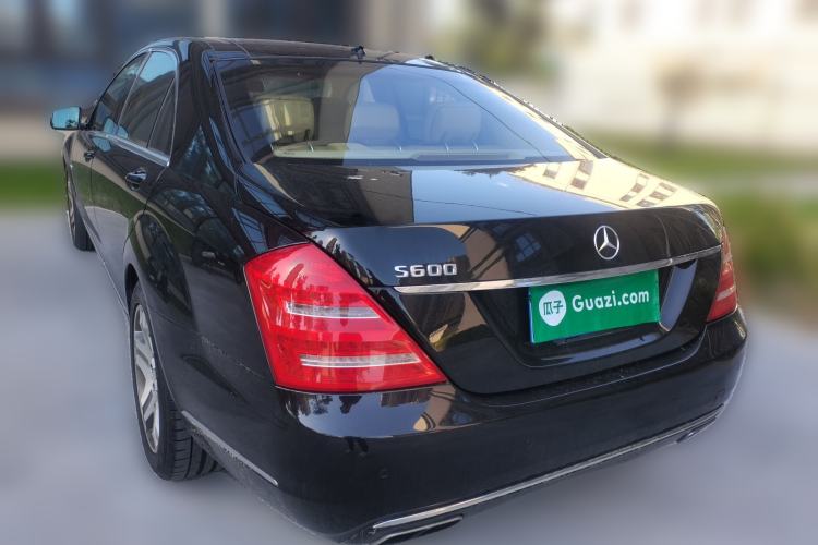Used Mercedes-Benz S-Class 2010 S 600 L Rear Left 45 Deg