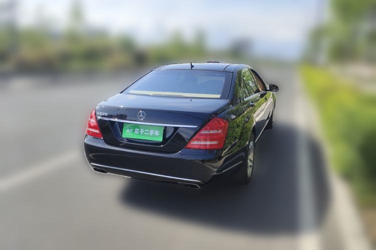 Used Mercedes-Benz S-Class 2010 S 600 L Rear Right 45 Deg