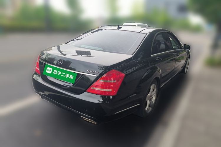 Used Mercedes-Benz S-Class 2010 S 350 L 4MATIC Rear Right 45 Deg