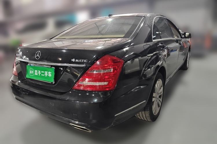 Used Mercedes-Benz S-Class 2011 S 500 L CGI 4MATIC Rear Right 45 Deg