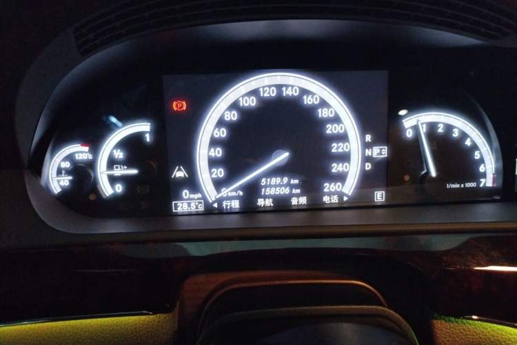 Used Mercedes-Benz S-Class 2012 S 300 L Luxury Grand Edition Instrument Cluster
