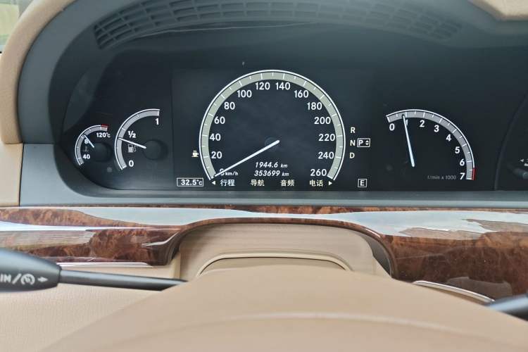Used Mercedes-Benz S-Class 2012 S 350 L Grand Edition Odometer Close Up