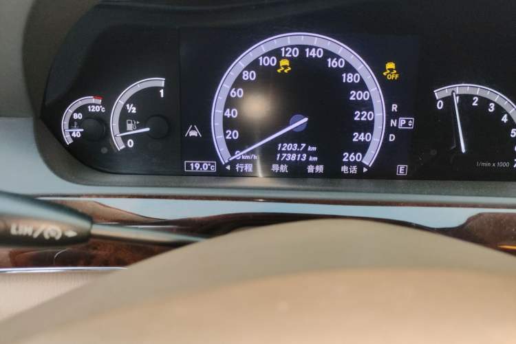 Used Mercedes-Benz S-Class 2012 S 350 L Grand Edition Odometer Close Up