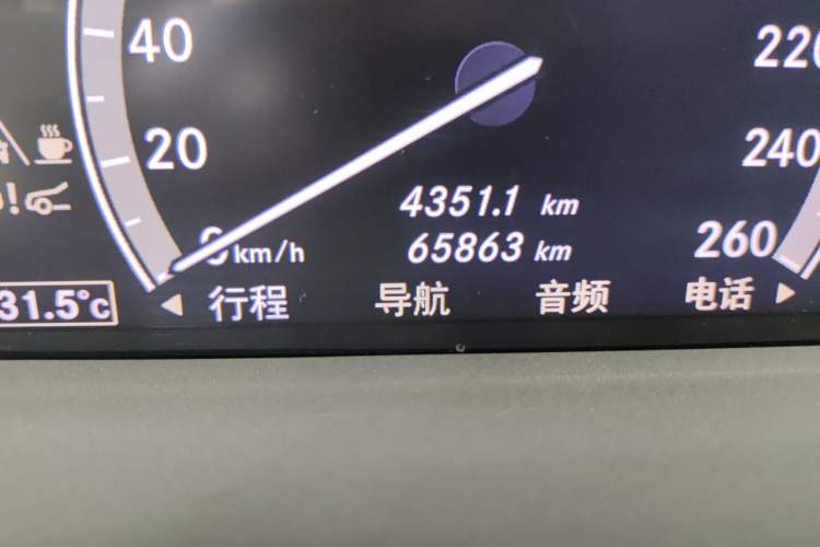 Used Mercedes-Benz S-Class 2012 S 600 L Grand Edition Odometer Close Up