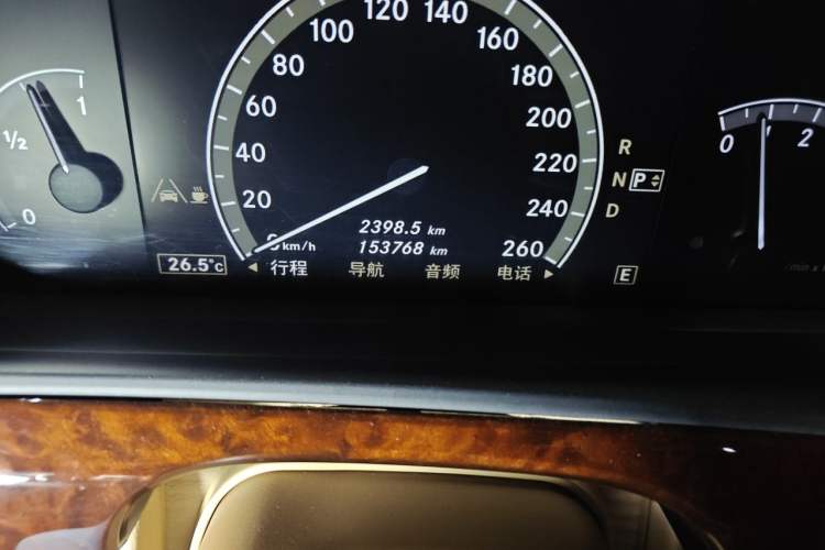 Used Mercedes-Benz S-Class 2012 S 350 L 4MATIC Grand Edition Odometer Close Up