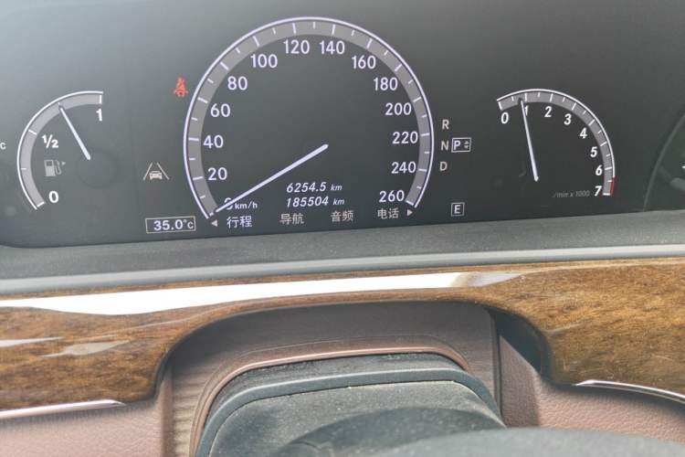 Used Mercedes-Benz S-Class 2012 S 300 L Prestige Grand Edition Odometer Close Up