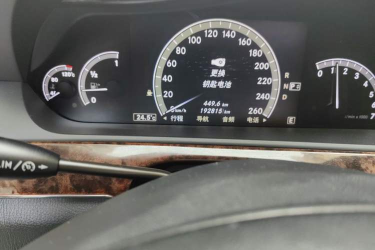 Used Mercedes-Benz S-Class 2012 S 350 L 4MATIC Grand Edition Odometer Close Up