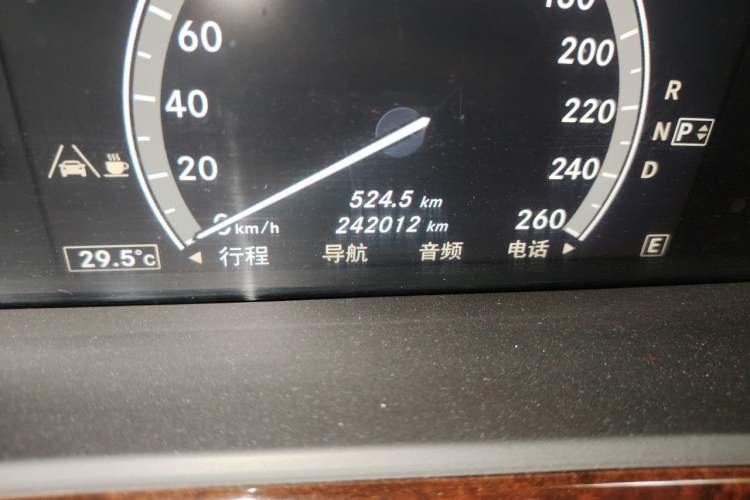 Used Mercedes-Benz S-Class 2012 S 350 L 4MATIC Grand Edition Odometer Close Up