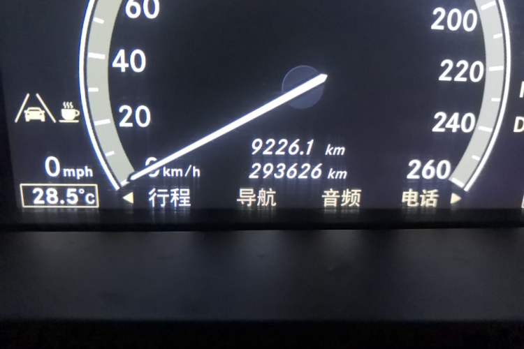 Used Mercedes-Benz S-Class 2012 S 300 L Prestige Grand Edition Odometer Close Up