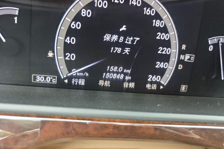 Used Mercedes-Benz S-Class 2012 S 300 L Prestige Grand Edition Odometer Close Up