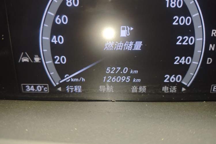 Used Mercedes-Benz S-Class 2012 S 300 L Prestige Grand Edition Odometer Close Up